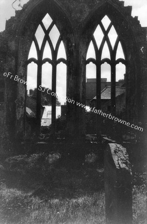 FRIARY TWIN WINDOWS OF S.GABLE OF TRANSEPT
